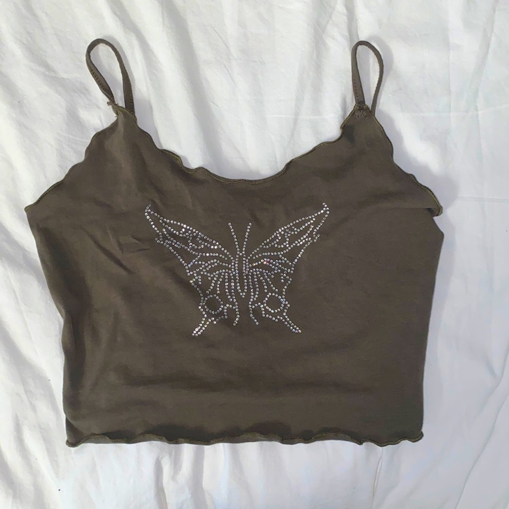 Dark green Butterfly Shirt